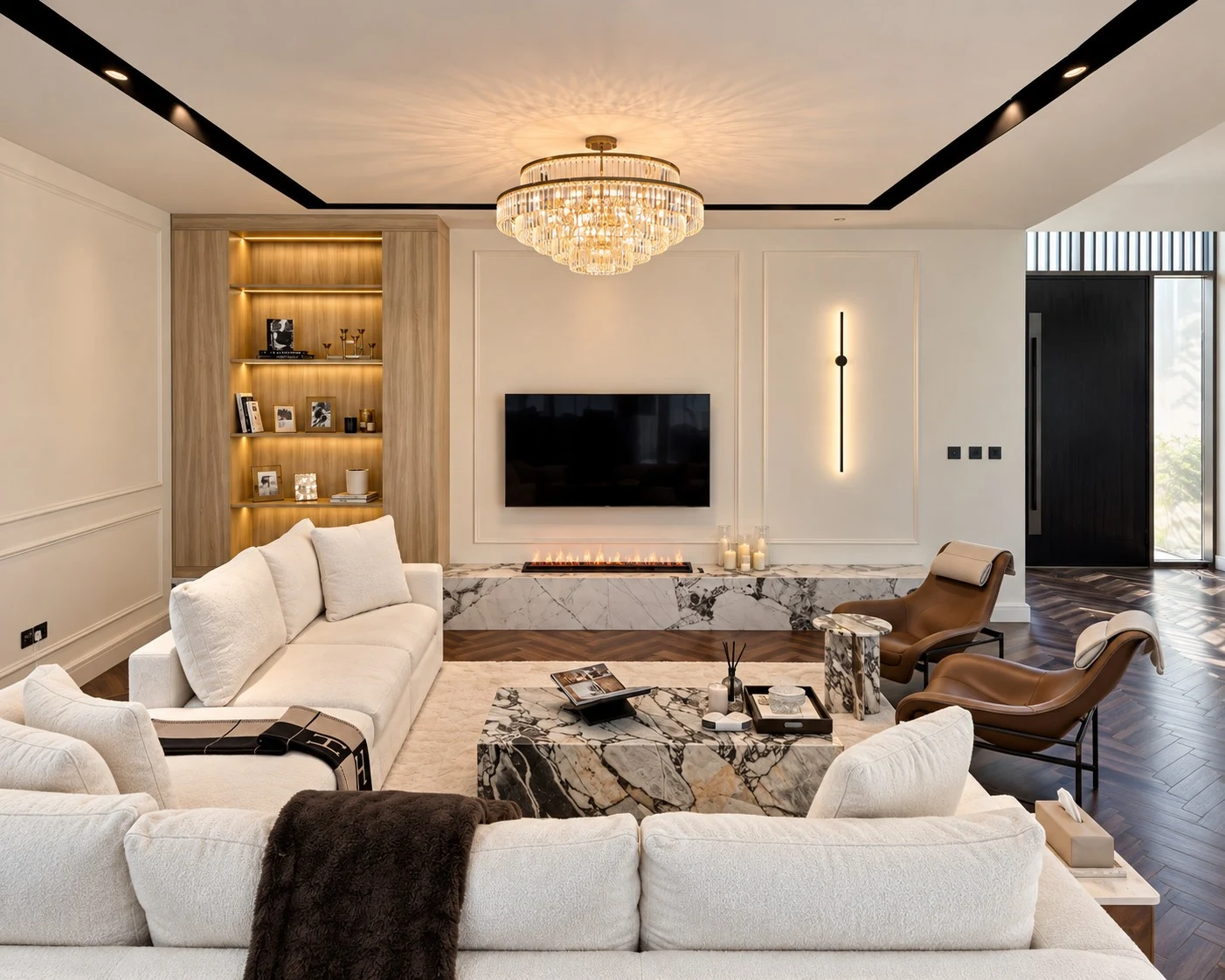 Golf Place Villa — living room, Dubai Hills Estate, Dubai